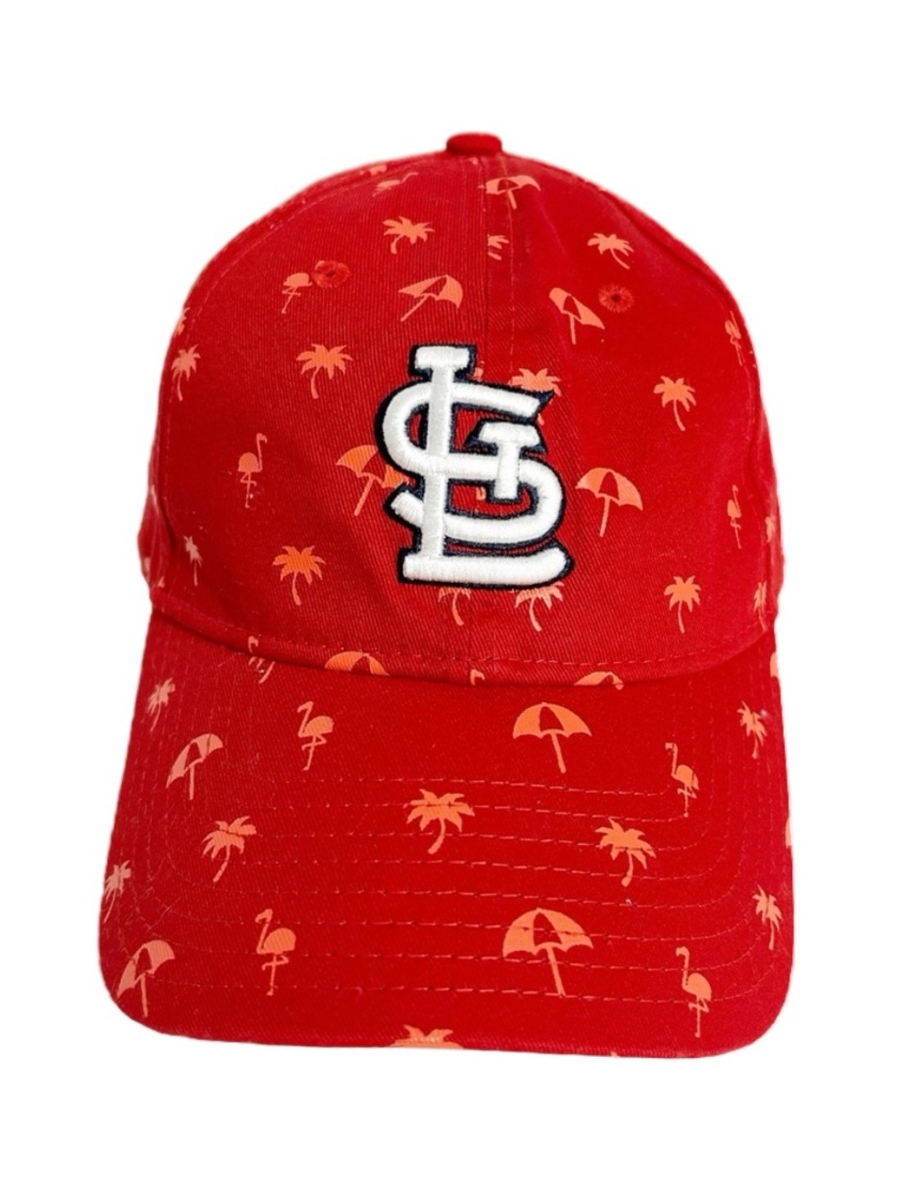 New ERA St Louis Cardinals 9Twenty Adjustable Baseball Hat Flamingo🦩 Palms 🌴